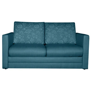 Sofa-lova Kristiina 2S, mėlyna, geltonas