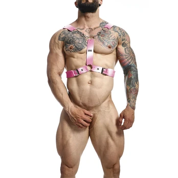 MOB - DNGEON PINK CHAIN HARNESS ONE SIZE Y
