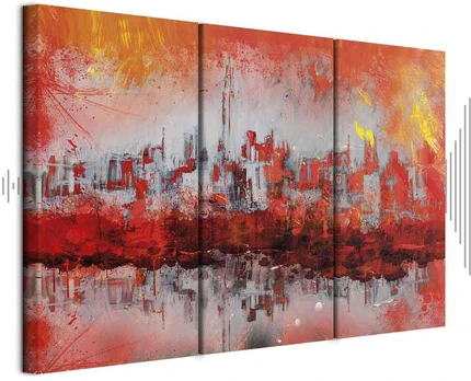 Artgeist Paveikslas - New York Sunset (3 Parts)