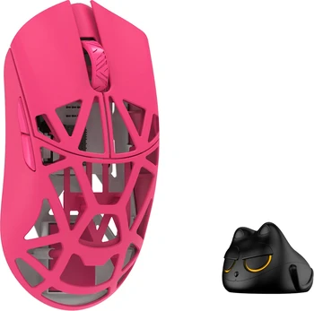 Wlmouse Beast X Pro Solid Sides, Omron Opticals Switches, Neon Rose
