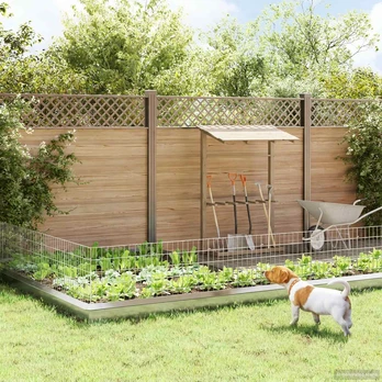 Sodo tvora su kuoliukais 48 pcs 55 x 50 cm Mesh Sidabrinė