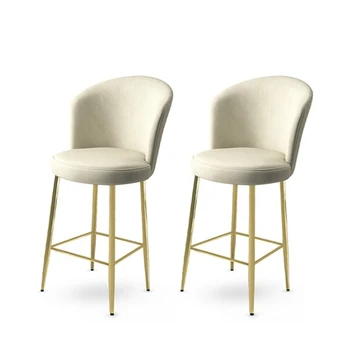 Baro kėdė (2 vienetai) Fora - Cream, Gold