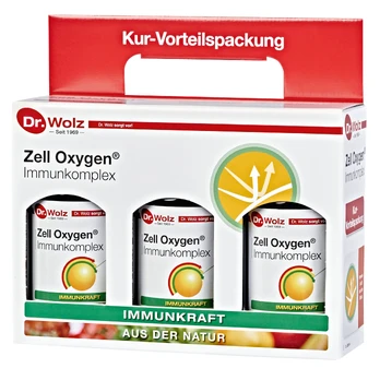 DR. WOLZ, Zell OXYGEN IMMUNKOMPLEX CURE PACK, 3 x 250 ml.