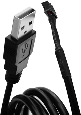 Kabelis EK Water Blocks EK-Loop Connect - USB External Cable USB male, 4-pin, 1 m, juoda