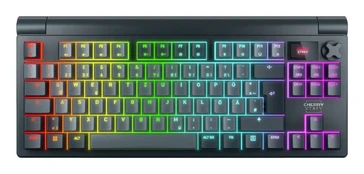 Klaviatūra CHERRY MX 8.3 Wireless RGB Raudona Switch DE kaina