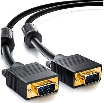 deleyCON VGA Cable - HQ Juodas Polybag 2,00m, VGA: Han - VGA: Han