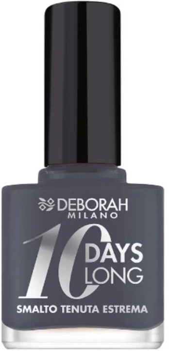 Deborah, 10 Days Long, Nagų lakas, EN888, Light Pilkas, 11 ml