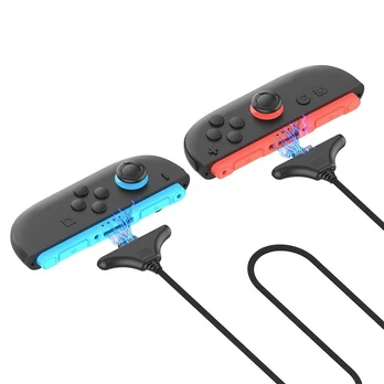 iPega SW2119A Charging Cable (3m, 2pcs) for JoyCon Controller Nintendo Switch 2 Raudona Mėlyna