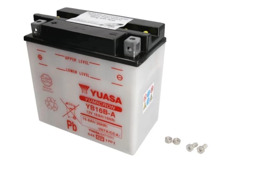 Akumuliatorius YUASA YB16B-A YUASA 12V 16,8Ah 207A K+