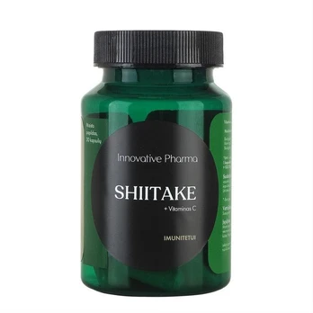 SHIITAKE + Vitaminas C Imunitetui, 30 kapsulių