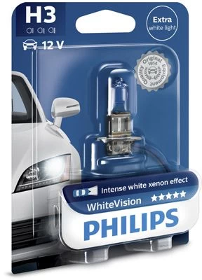Philips Lemputė 55W 12V PK22s H3 WhiteVision