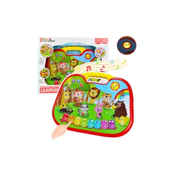 Lean Toys Interactive Educational Board Animal World Instruments Piano