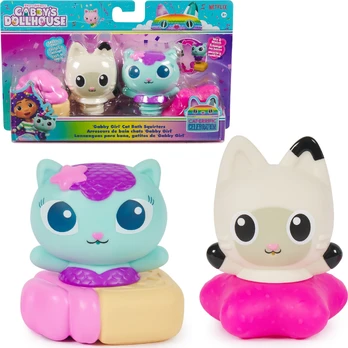 Spin Master Gabby's Dollhouse Bath Squirter set w/2 figures