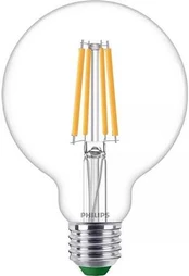 Philips LED standard E27 827 840lm 4W skaidrus