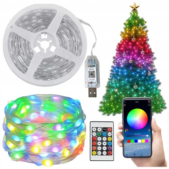 Išmaniosios LED lemputės 101lights, 10 m, Wi-Fi, USB, 100 švietimo režimų