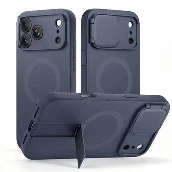 Mėlynas dėklas Apple iPhone 17 Pro Max / 18 Pro Max telefonui "Tech-Protect Kevlar Aura Magsafe"