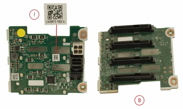 Fujitsu Extension Backplane 4x2,5' hotplug HDD