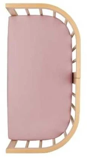 Waldin SIDEBED lovytės 7in1 medvilninė paklodė Rose