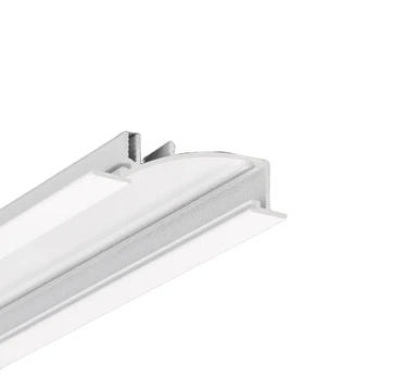 LED juostos profilis FLAT8 H/UX, baltas, 2m