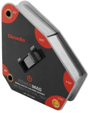 Diesella As Svejsemagnet 60°-165° 30kg/295N on/off
