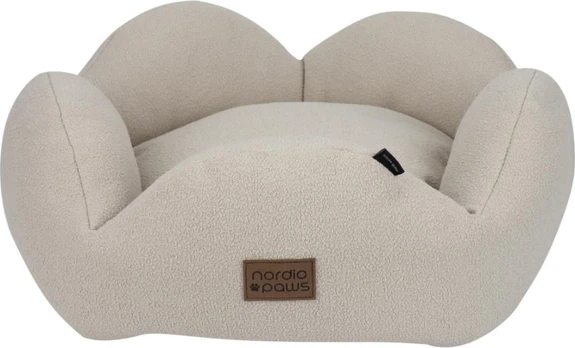 Nordic Paws - Flora Dog Bed - Beige - S