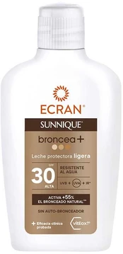 ECRAN SUNNIQUE BRONZE+ milk SPF30 200 ml kaina