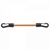Elastic rubber 0.6x20 cm PVC hook orange