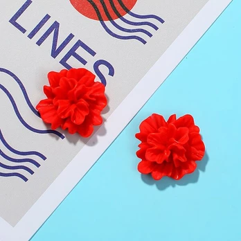 3D tekstūriniai plumerijos segtukai, Žalias