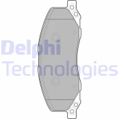Stabdžių trinkelių rinkinys, diskinis stabdys DELPHI LP2082 kaina