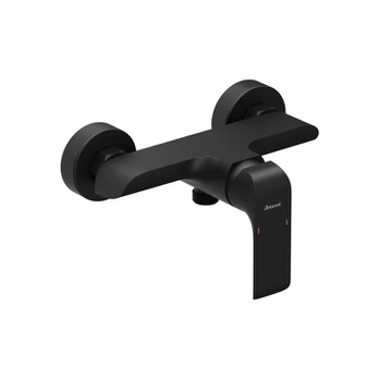 Sieninis dušo maišytuvas Flat black, 150 mm, X070177