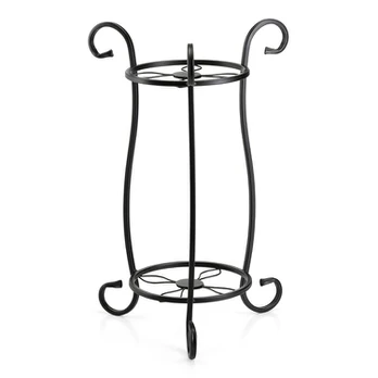 Czarny kwietnik stojący 60 cm