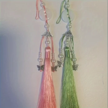 Trigubas kutų amuletas, Light Green + Watercolor (2pcs)