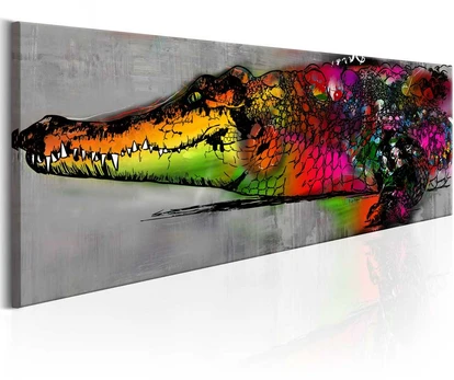 Artgeist Paveikslas - Colourful Alligator