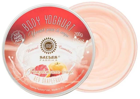 Kūno jogurtas Saules Fabrika Grapefruit, 200g