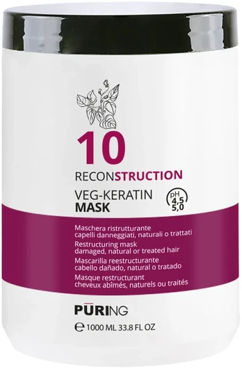 PÜRING PR 10 Reconstruction Veg-Keratin Mask 1000ml