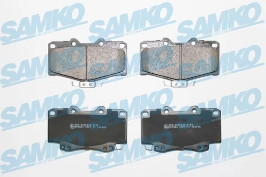 Stabdžių trinkelių rinkinys, diskinis stabdys SAMKO 5SP1117