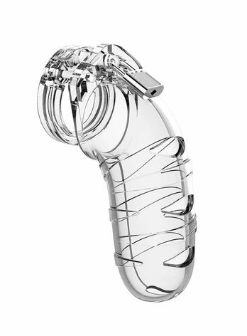 Shots Pasy cnoty Model 05 Chastity 5.5" Cock Cage Transp.