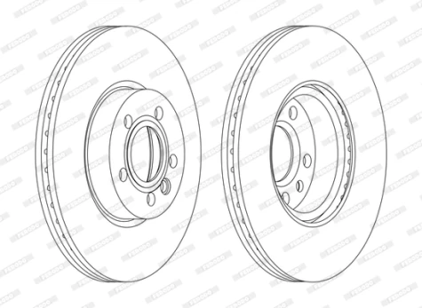 FERODO DDF1160C Brake Disc