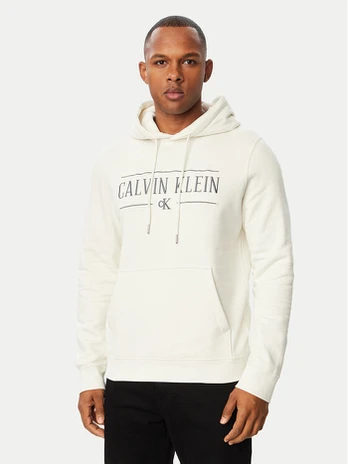 Calvin Klein Jeans Džemperis LV04RH238G Kreminė Regular Fit