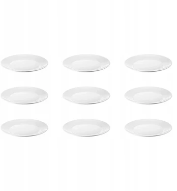 Ikea 10 vnt. Oftast lėkštė - balta, 25 cm