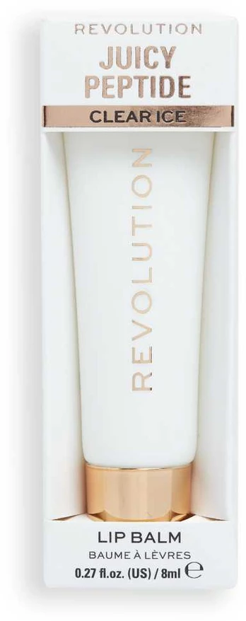 REVOLUTION Juicy Peptide Balsam-błyszczyk do ust Clear Ice 8 ml