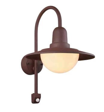 Trio-Lighting Norman E27 rustic lampa ar kustības sensoru