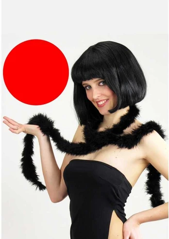Marabou plunksnos 180cm raudonos