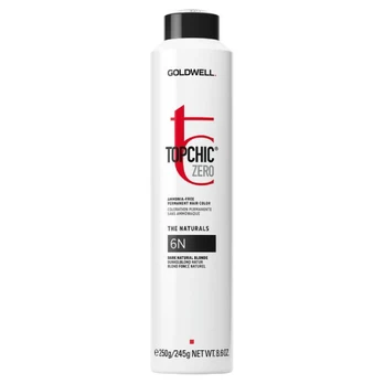 Goldwell TopChic Zero Permanent Hair Dye 6N Dark Natural Blonde, 250 ml