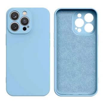 Hurtel Silikoninis dėklas for Samsung Galaxy S25 Edge - Mėlyna