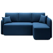 Kampinė sofa Hadson, mėlyna kaina