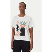 RVCA Marškinėliai Collage EVJZT00163 Balta Easy Fit