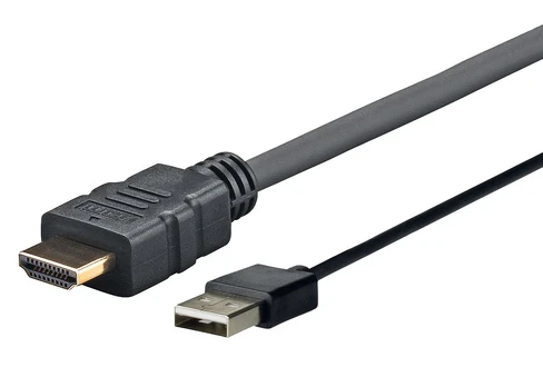 Kabelis Vivolink HDMI, USB, 2 m, juoda
