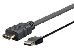 Kabelis Vivolink HDMI, USB, 2 m, juoda kaina