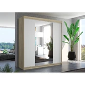 Sliding wardrobe with mirror PERQS 200 kaina